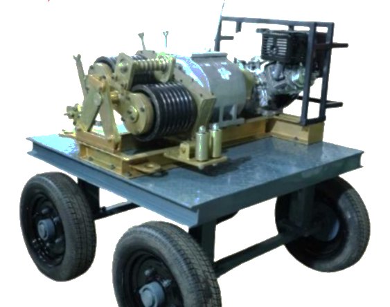 Mechanical Winch 5 Ton, Trolley Mounted manufactured by BMC Power Co., Delhi